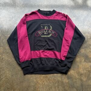 Unique 90s Color block Bugle Boy Sweatshirt